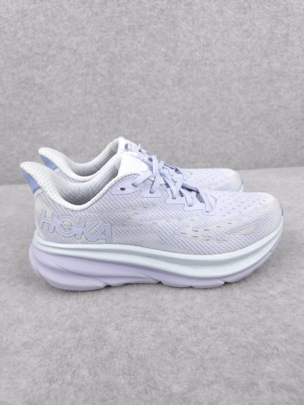 Hoka One One Clifton 9 Womens 8.5 B Ether Illusion Athletic Running Sneakers - Picture 5 of 12
